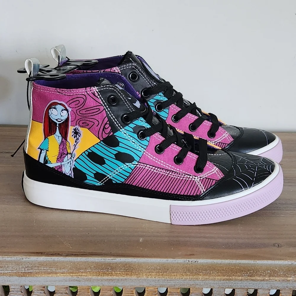 🎃 Disney Nightmare Before Christmas Sneakers – Women’s 8.5, NWT Halloween - Picture 6 of 14